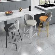 Modern metal bar chair