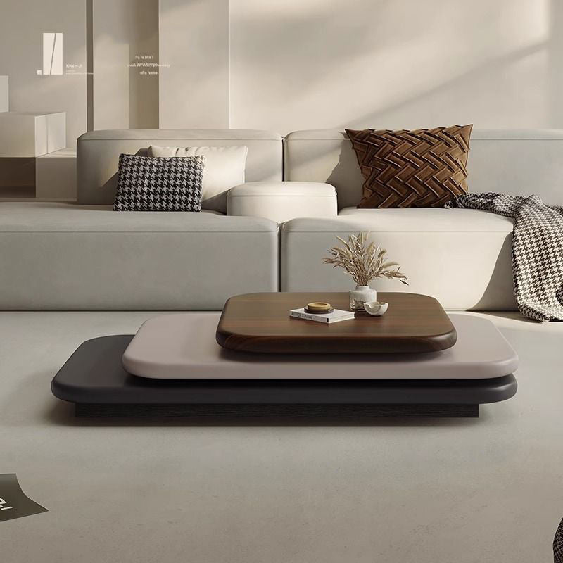 Elegant three-piece coffee table