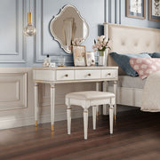 Dressing table with a luxurious seat