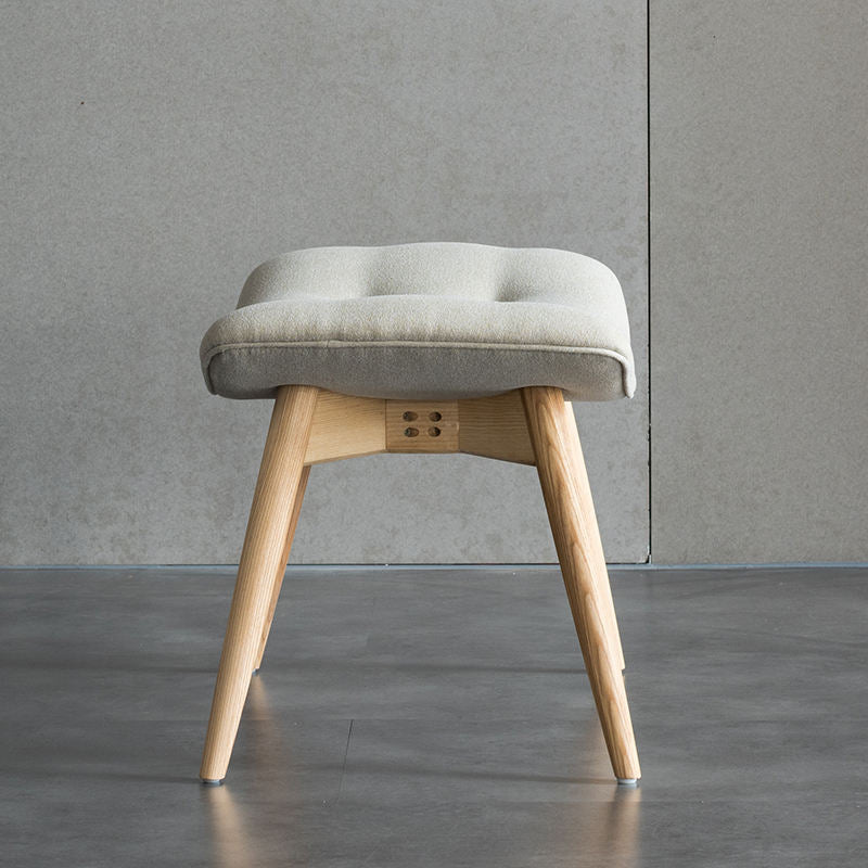 Contemporary wooden bench