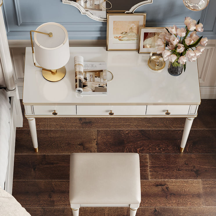 Dressing table with a luxurious seat