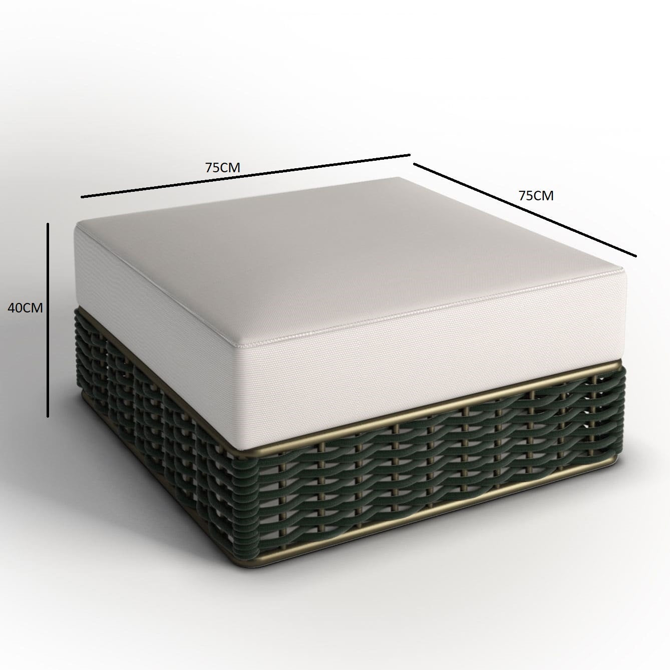 Outdoor ottoman seats