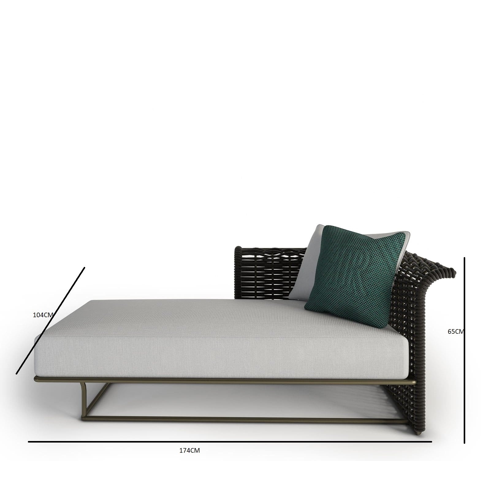 Luxury Outdoor Chaise Lounge