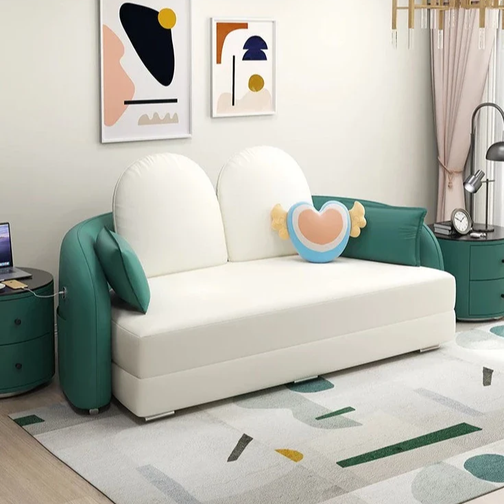 Light Luxury Multi Functional Futuristic Design Round Sofa Bed