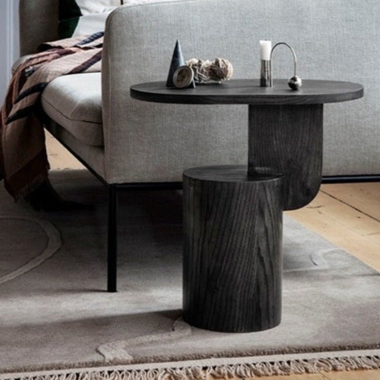 Modern round side table