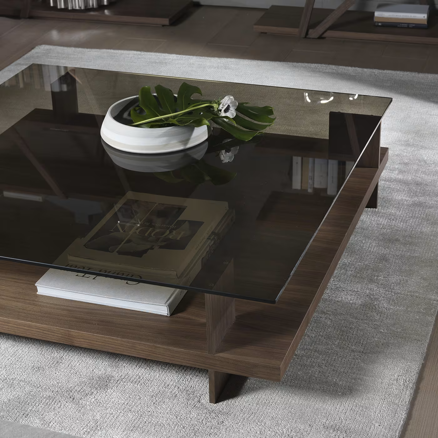 Corallo square coffee table