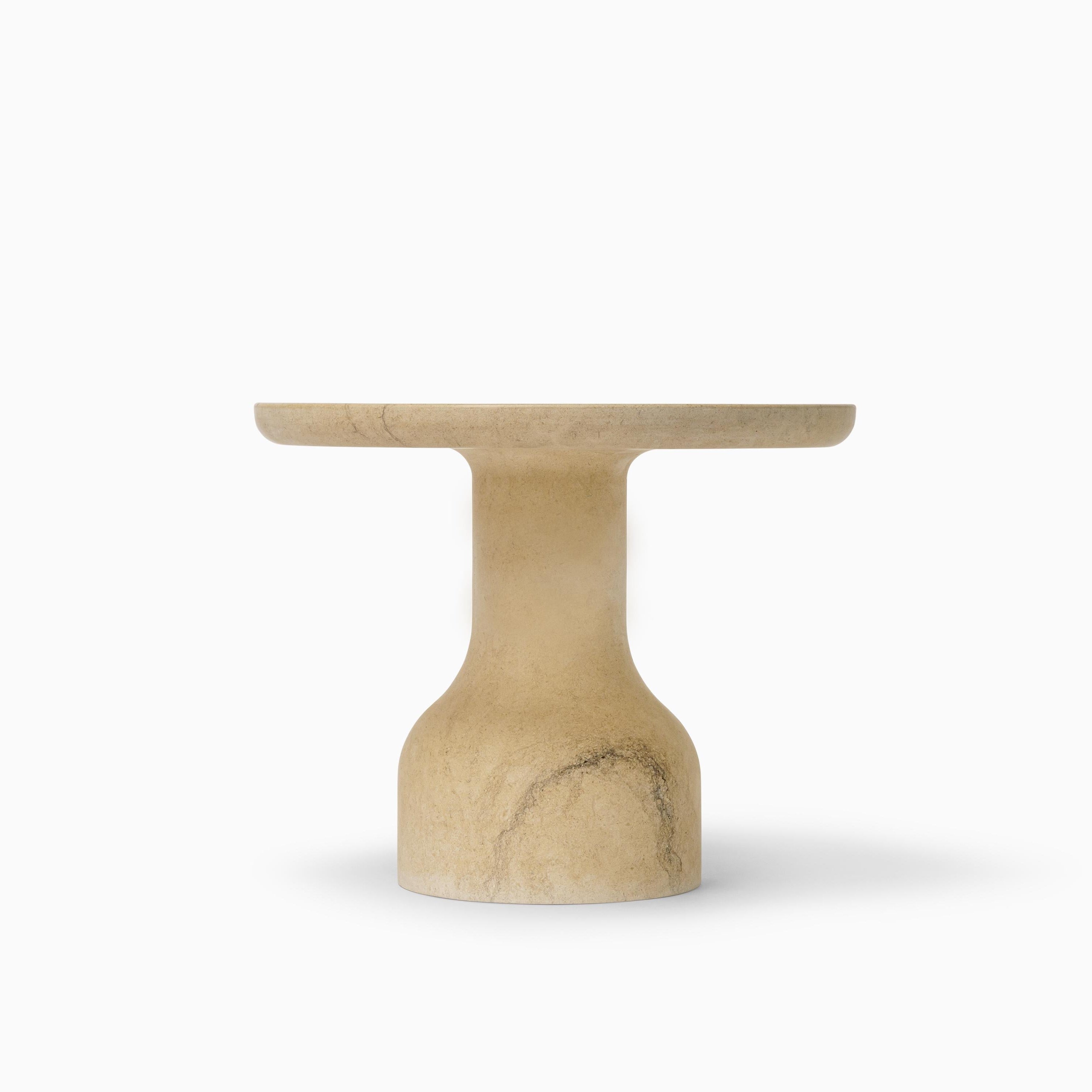 Medium marble side table