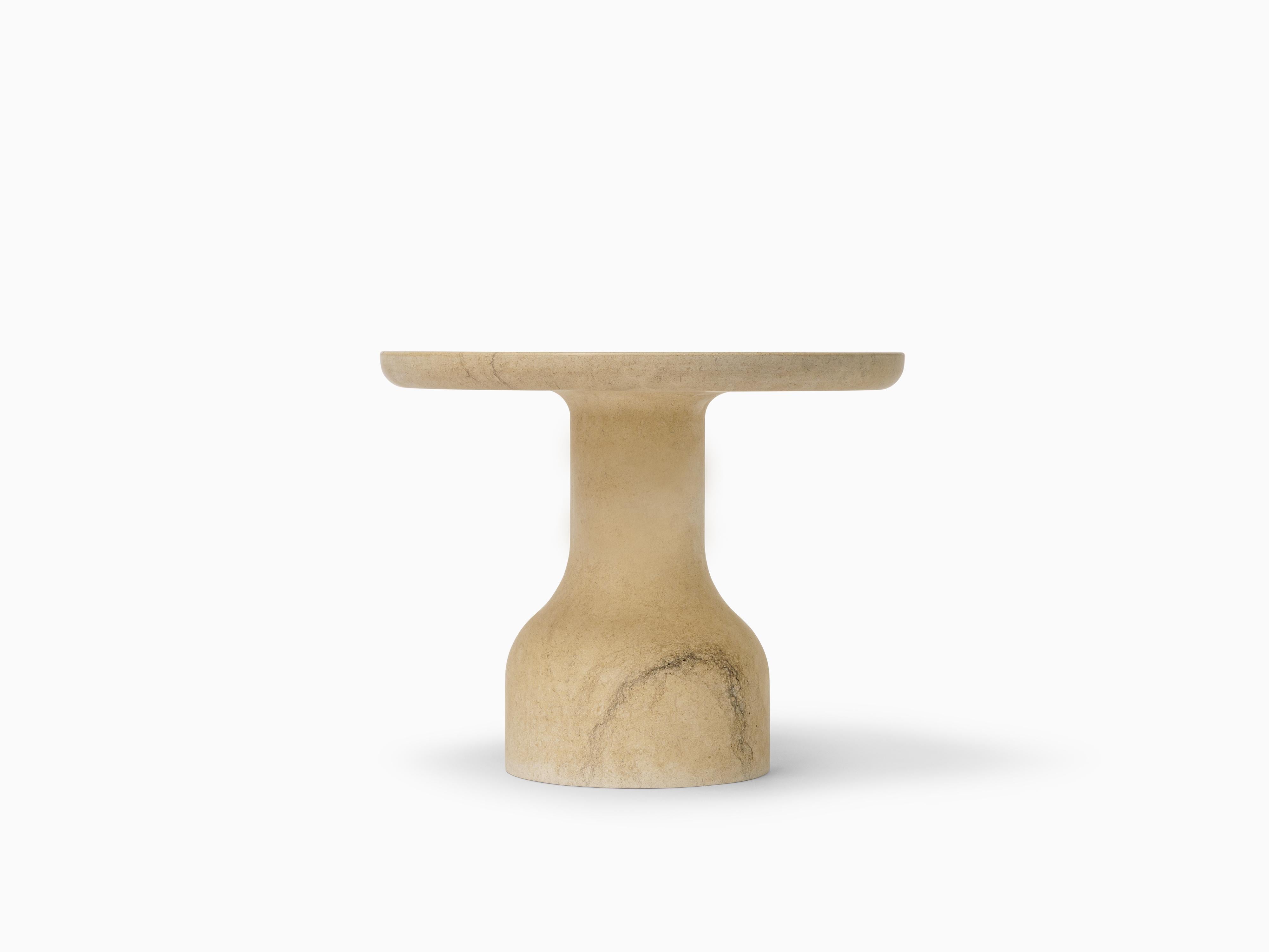 Medium marble side table