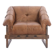 Luxury leather recliner chair