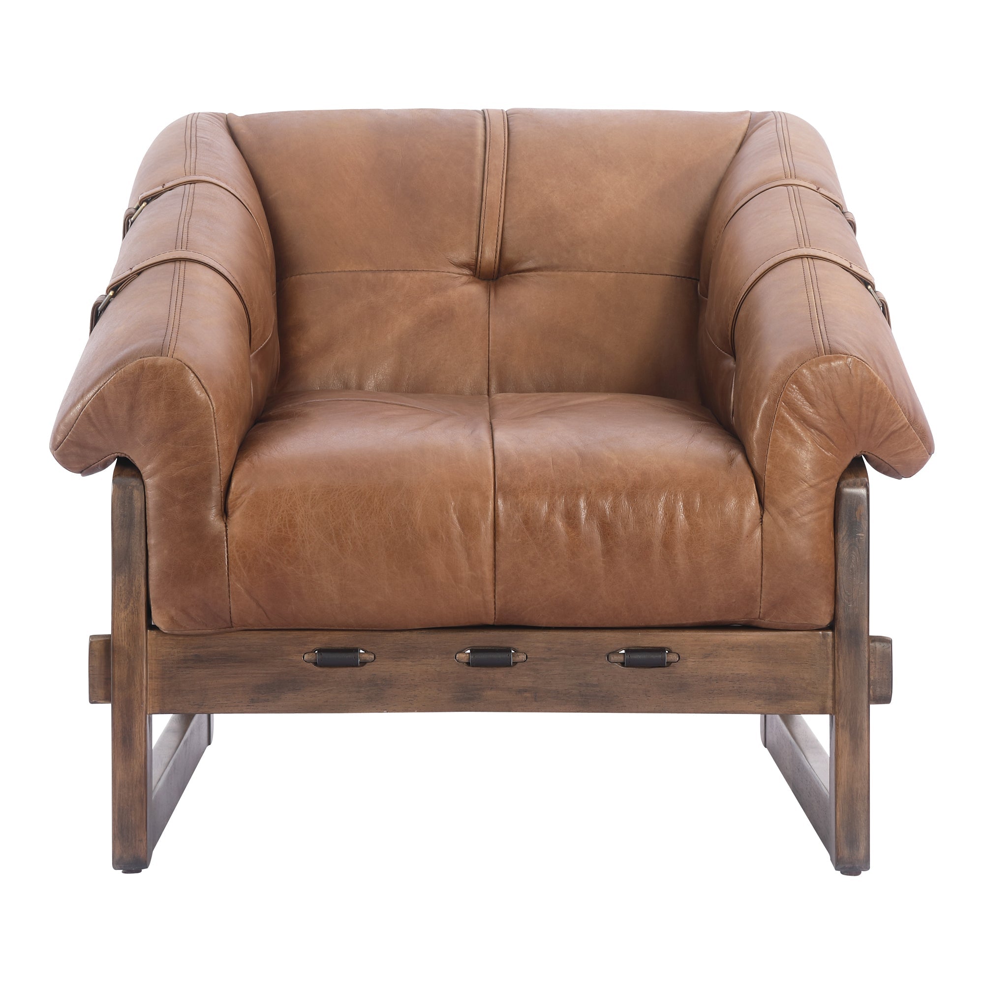 Luxury leather recliner chair