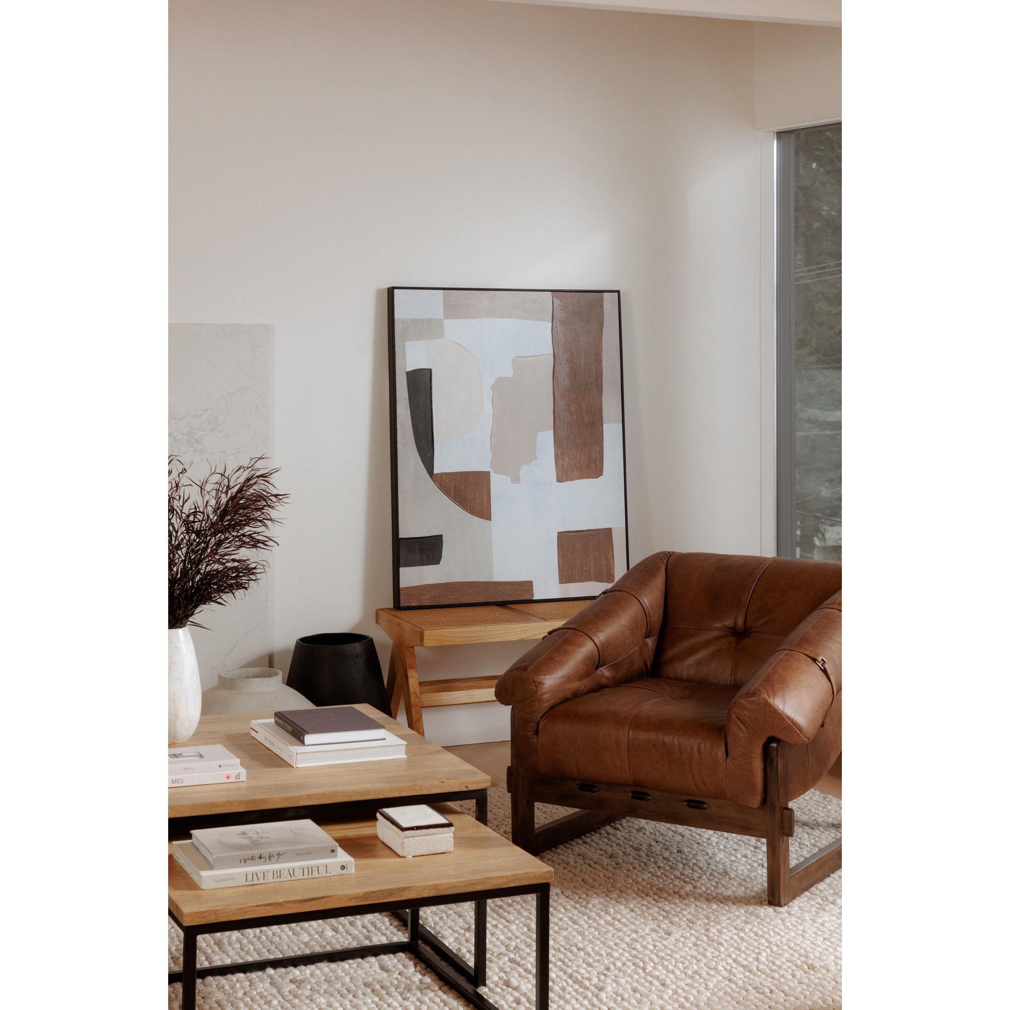 Luxury leather recliner chair