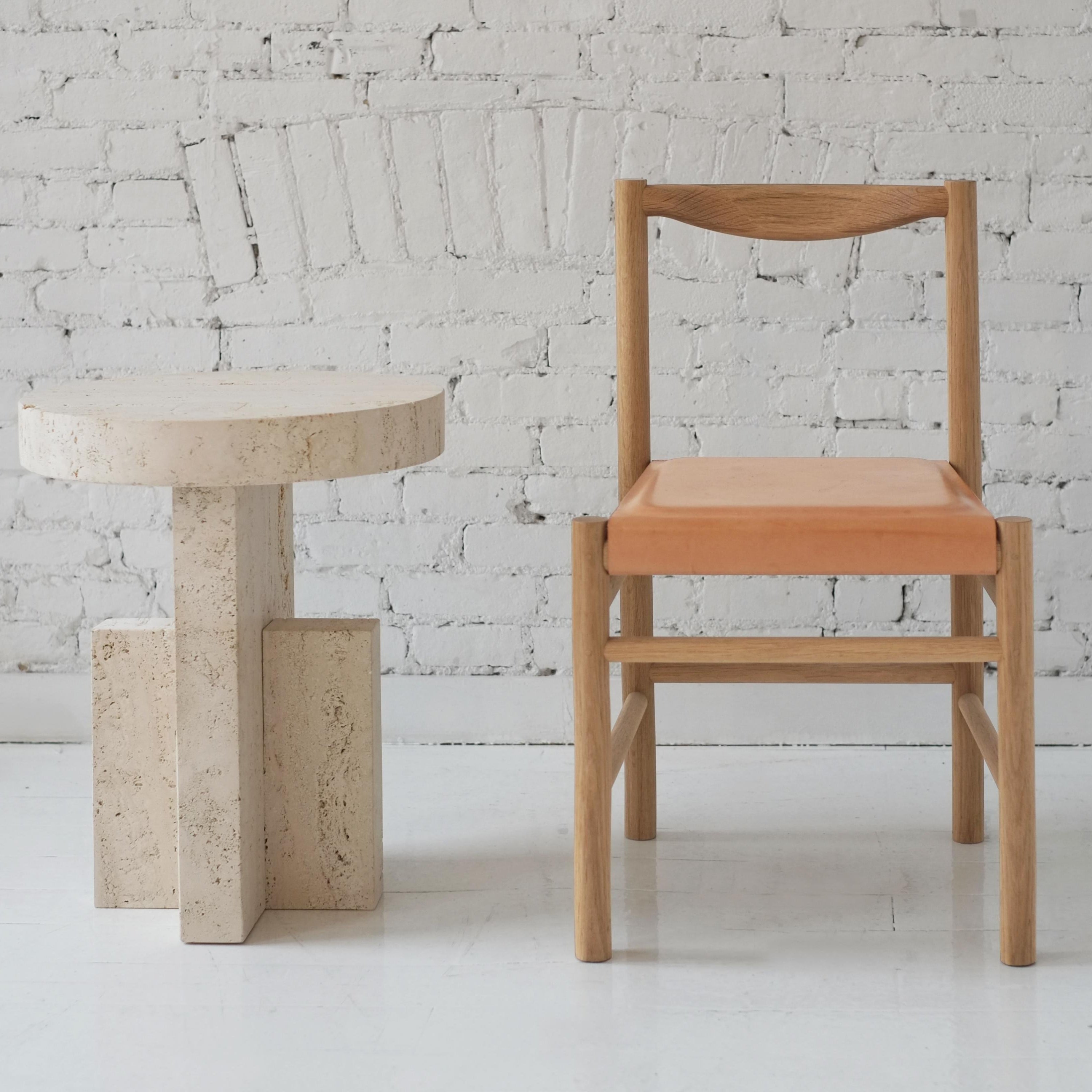 Contemporary flat side table