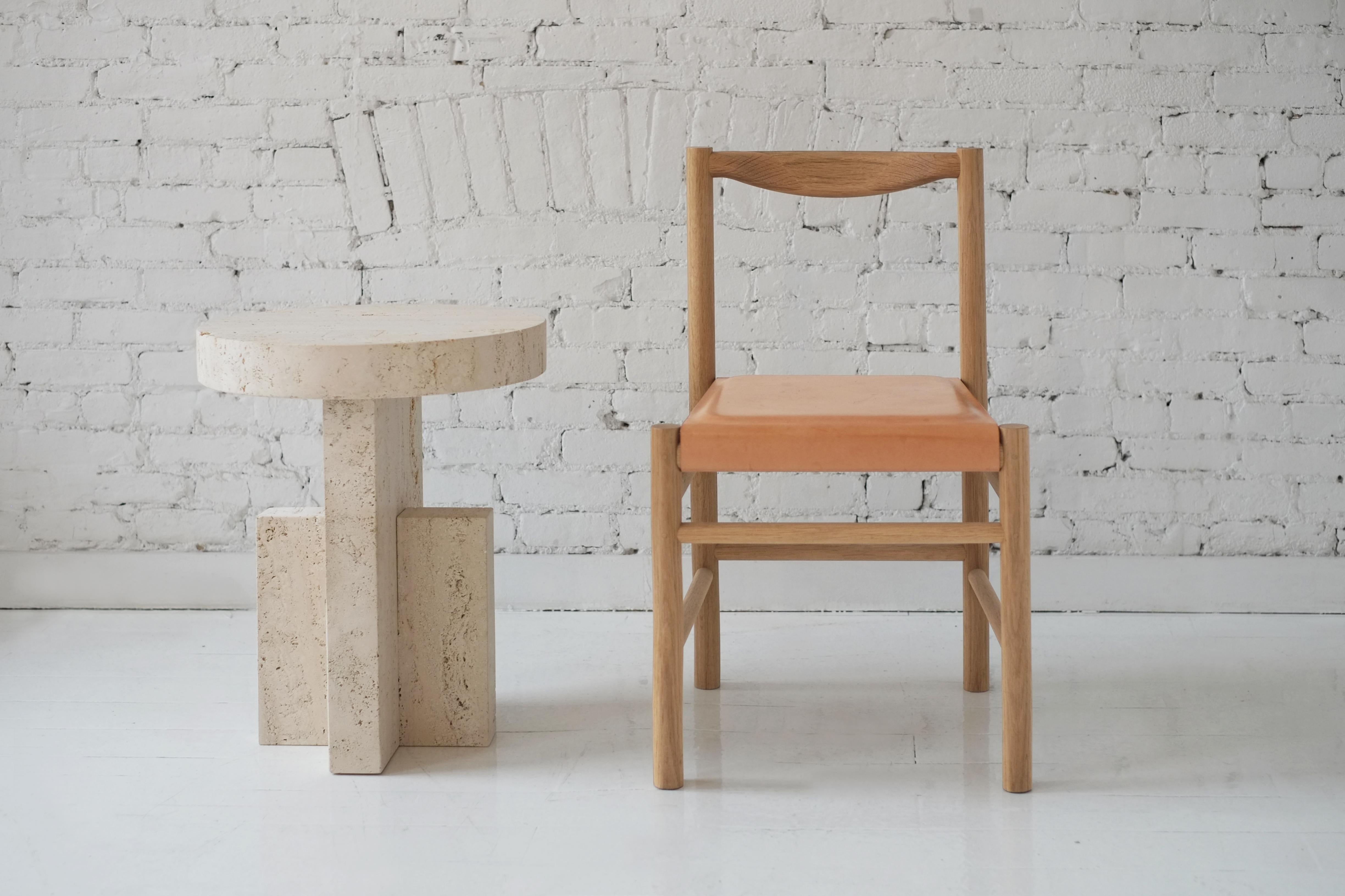 Contemporary flat side table