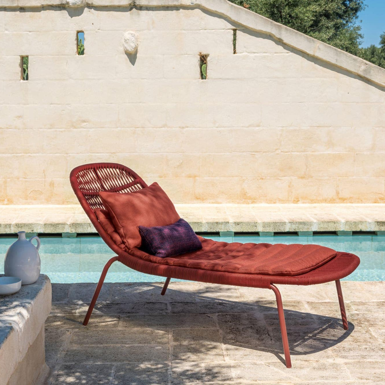 Panama Metal Outdoor Recliner Chairs
