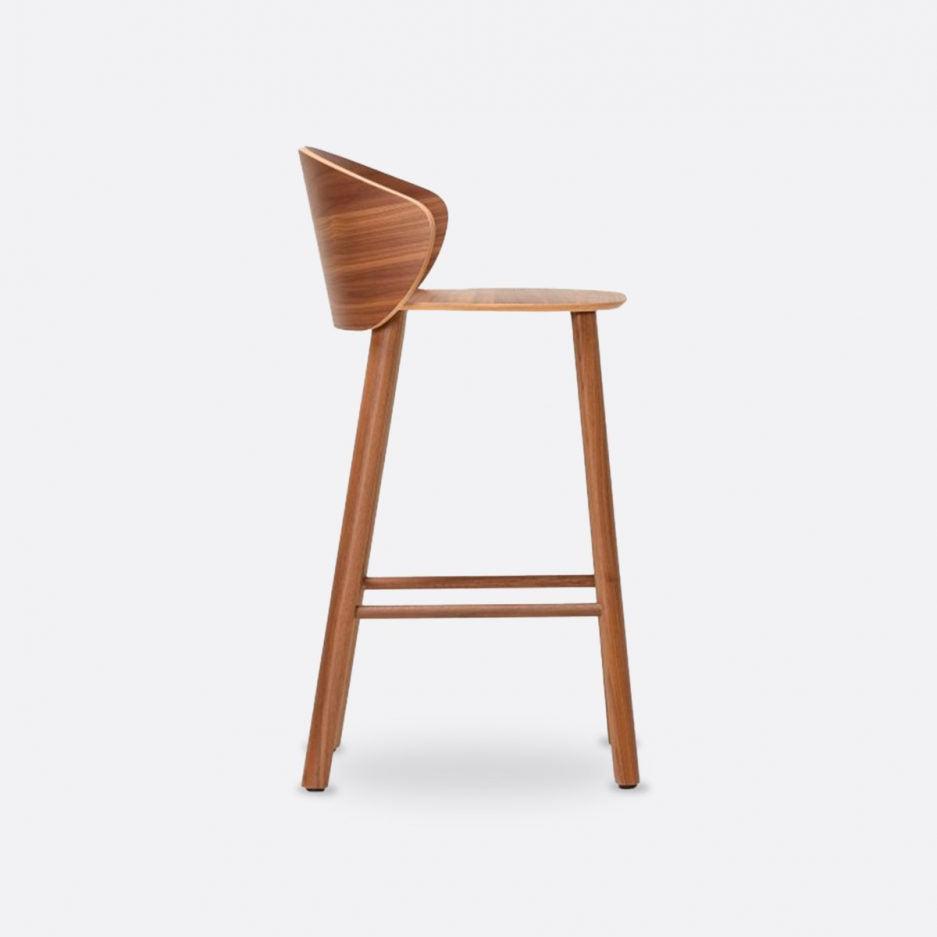 wooden bar stool
