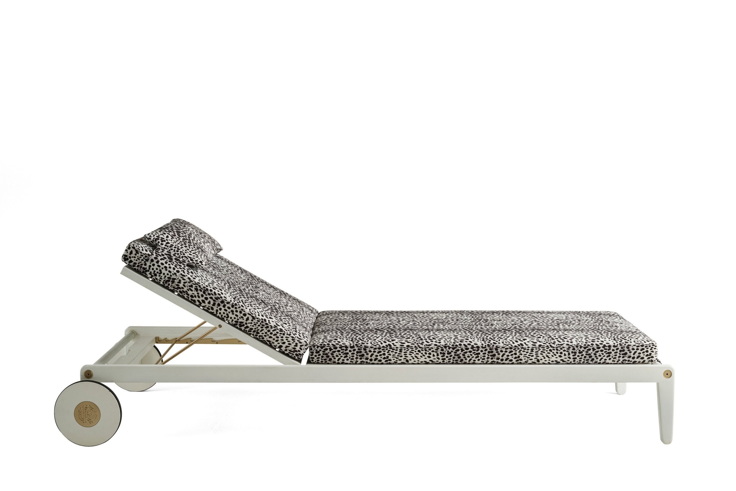 Elegant Outdoor Sunbed with Adjustable Backrest