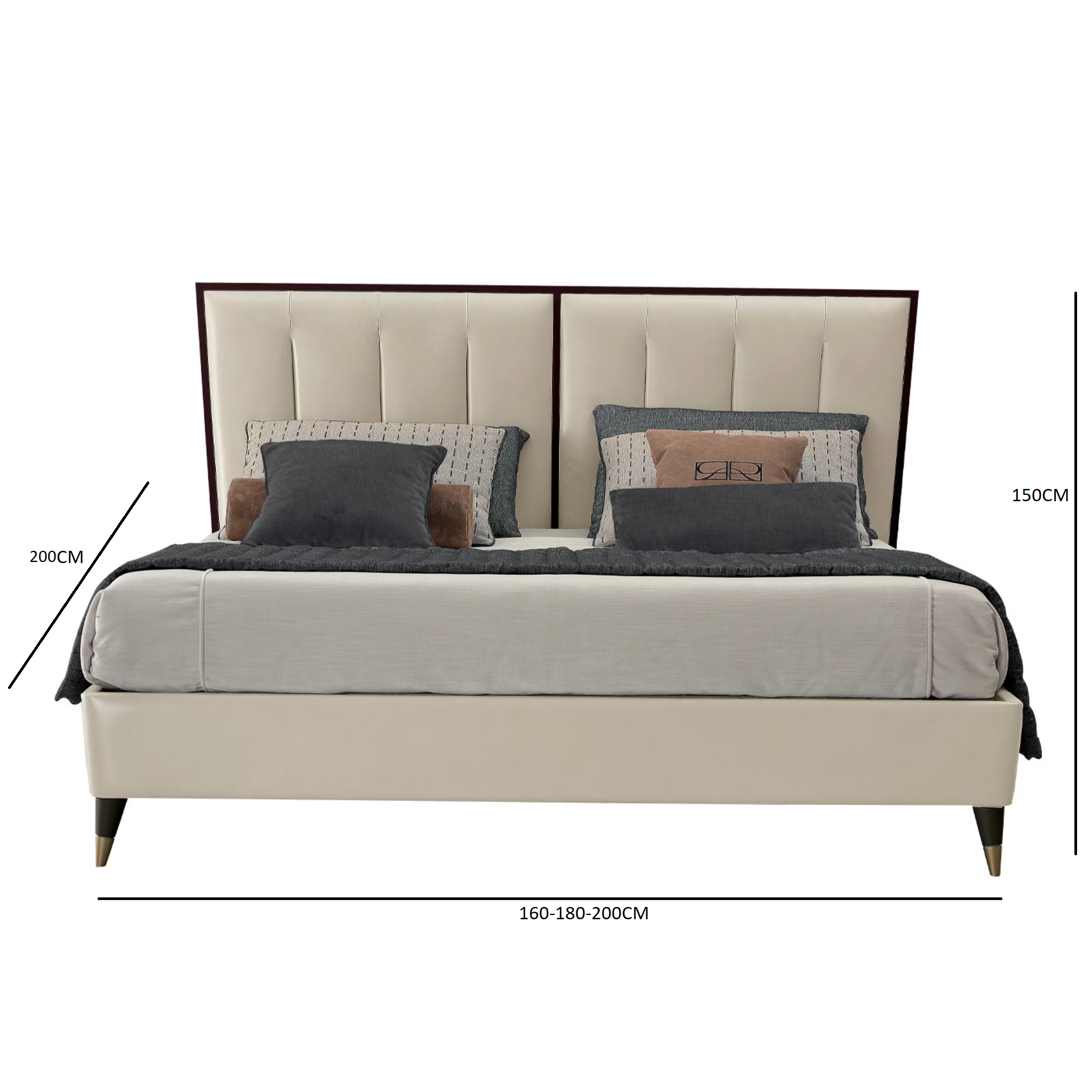 Ivory king bedframe