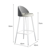 Modern metal bar chair