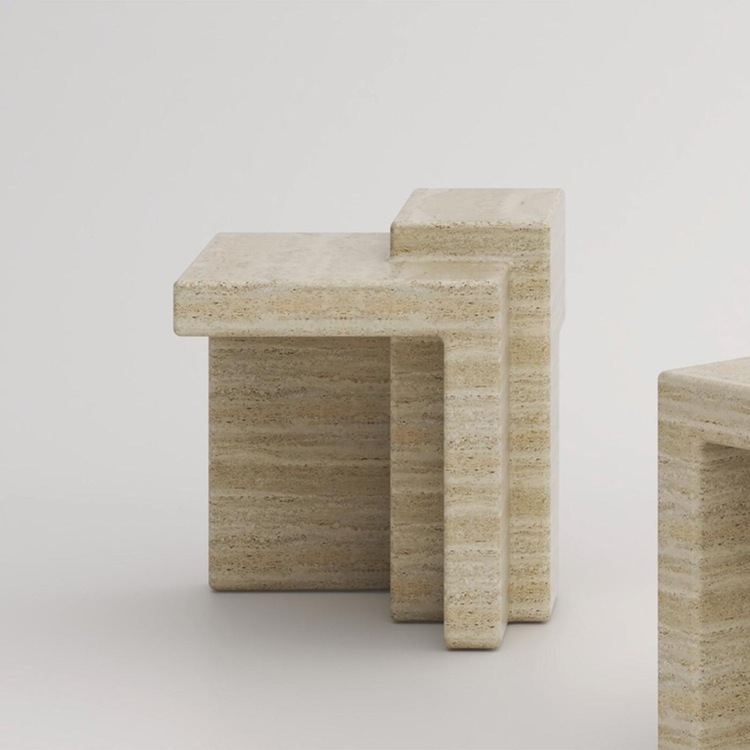 Travertine Combo Table