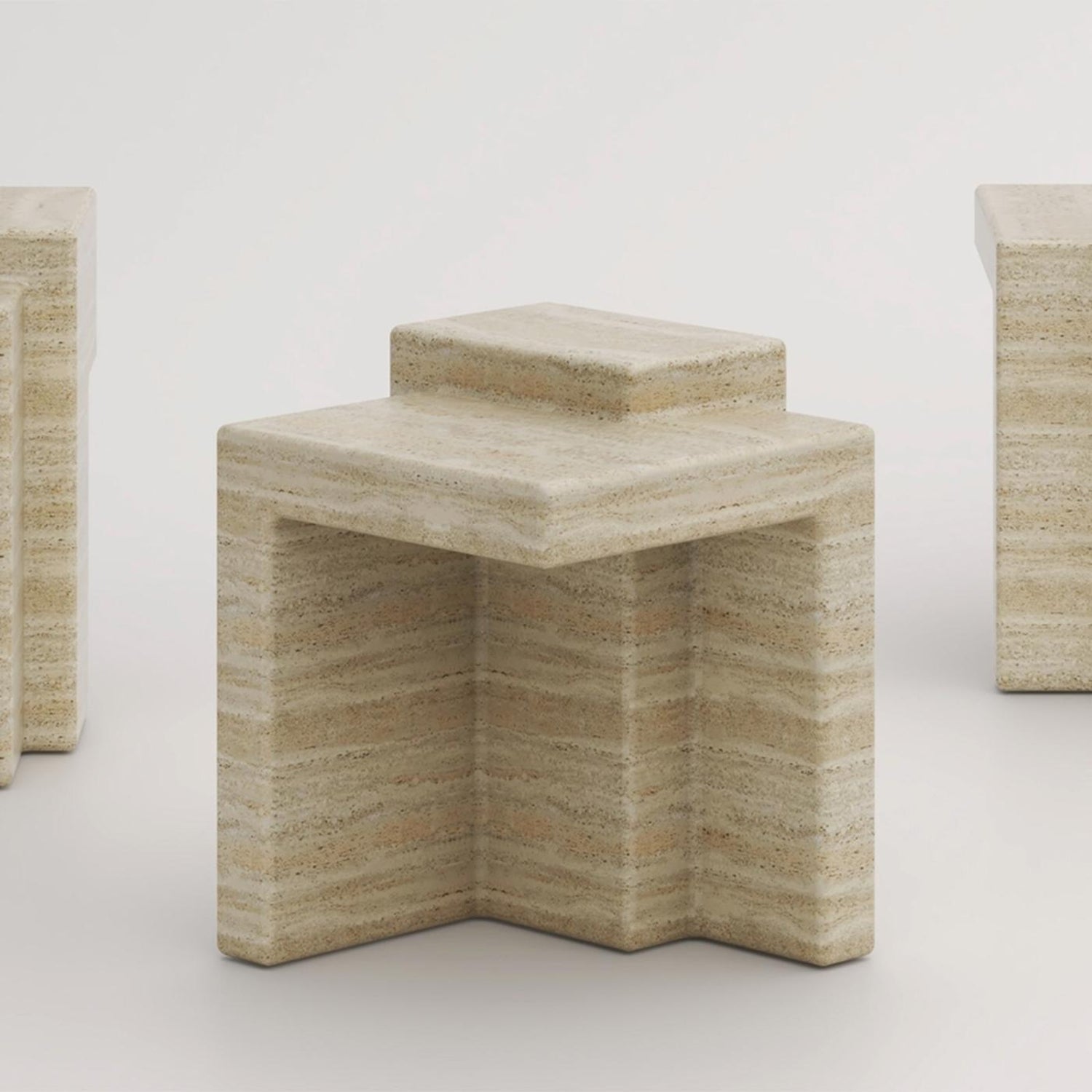 Travertine Combo Table