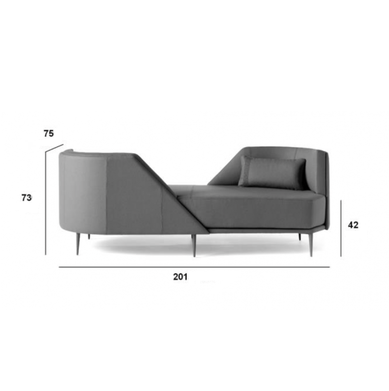 Perhy black sofa