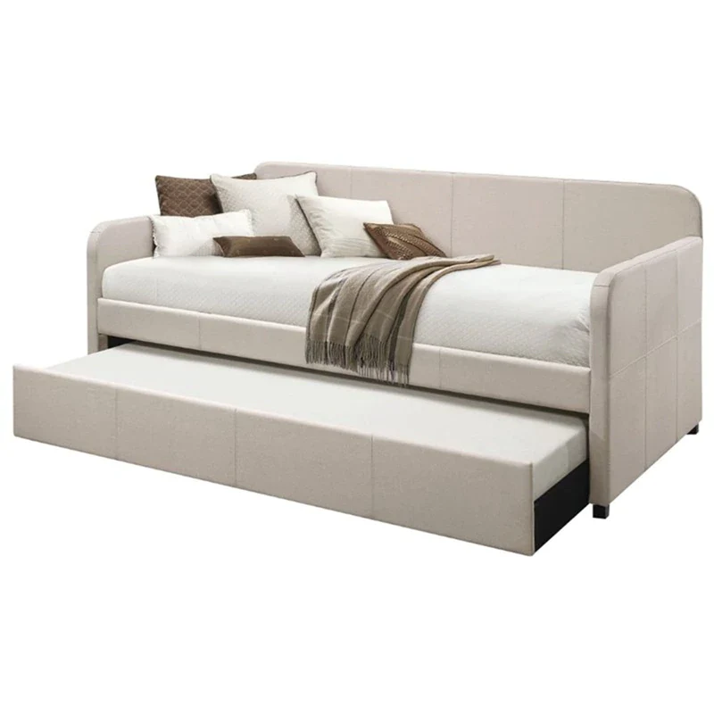 Modern Multi functional Luscious Fabric Sofa Bed