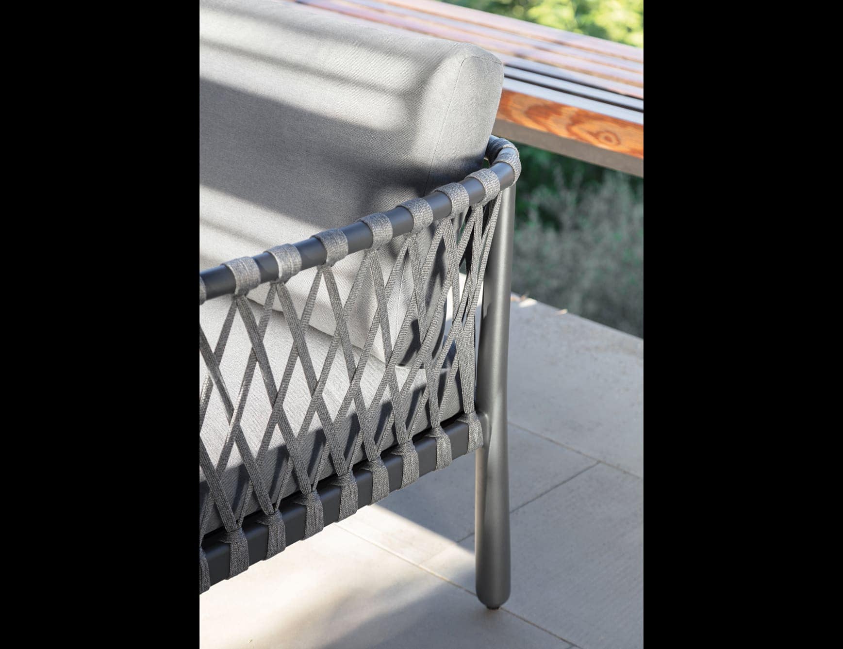 Stylish outdoor sofa