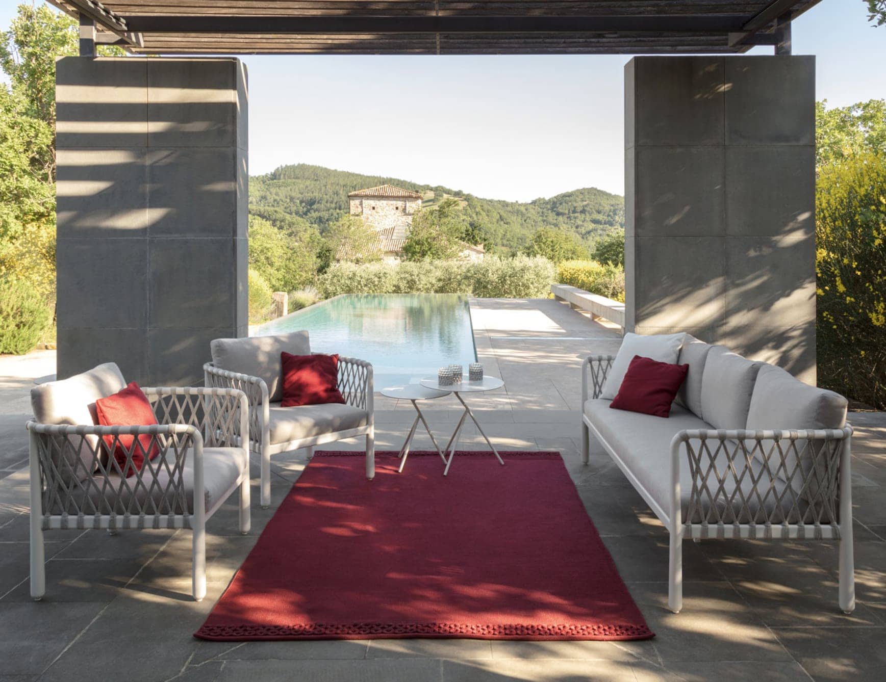 Stylish outdoor sofa