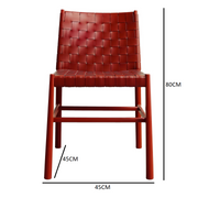 Julie burgundy chair
