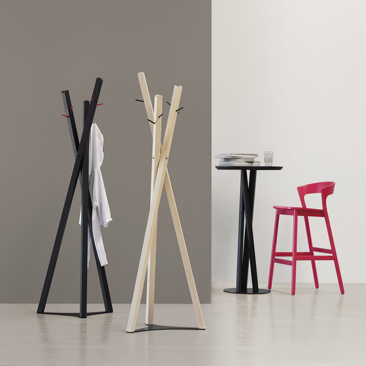 Tobias white coat hanger
