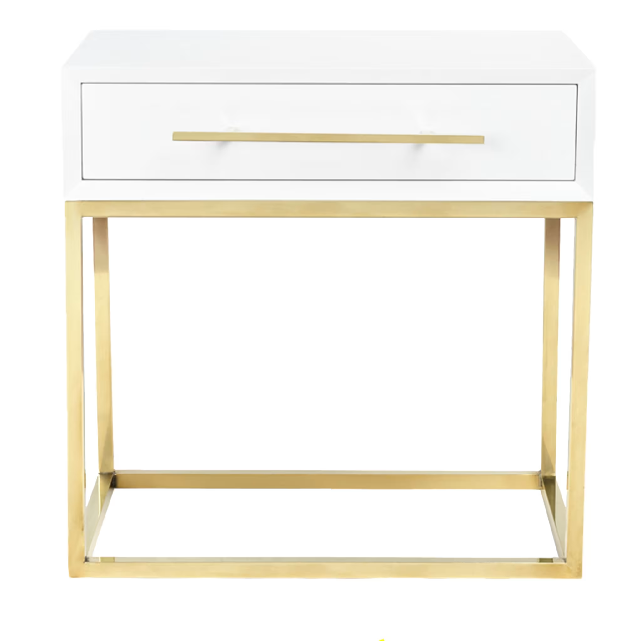 Piero white side table