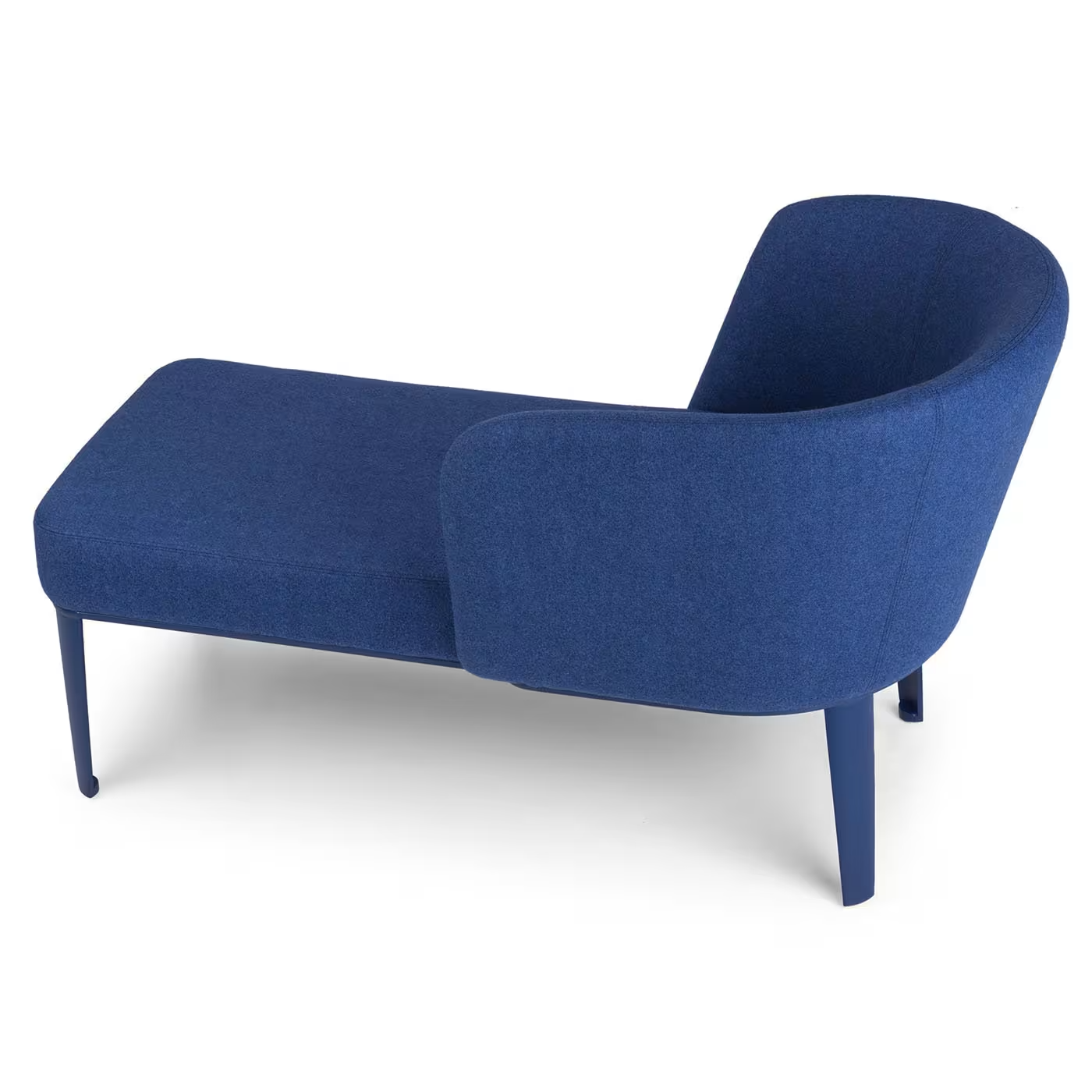 Clara blue chaise longue