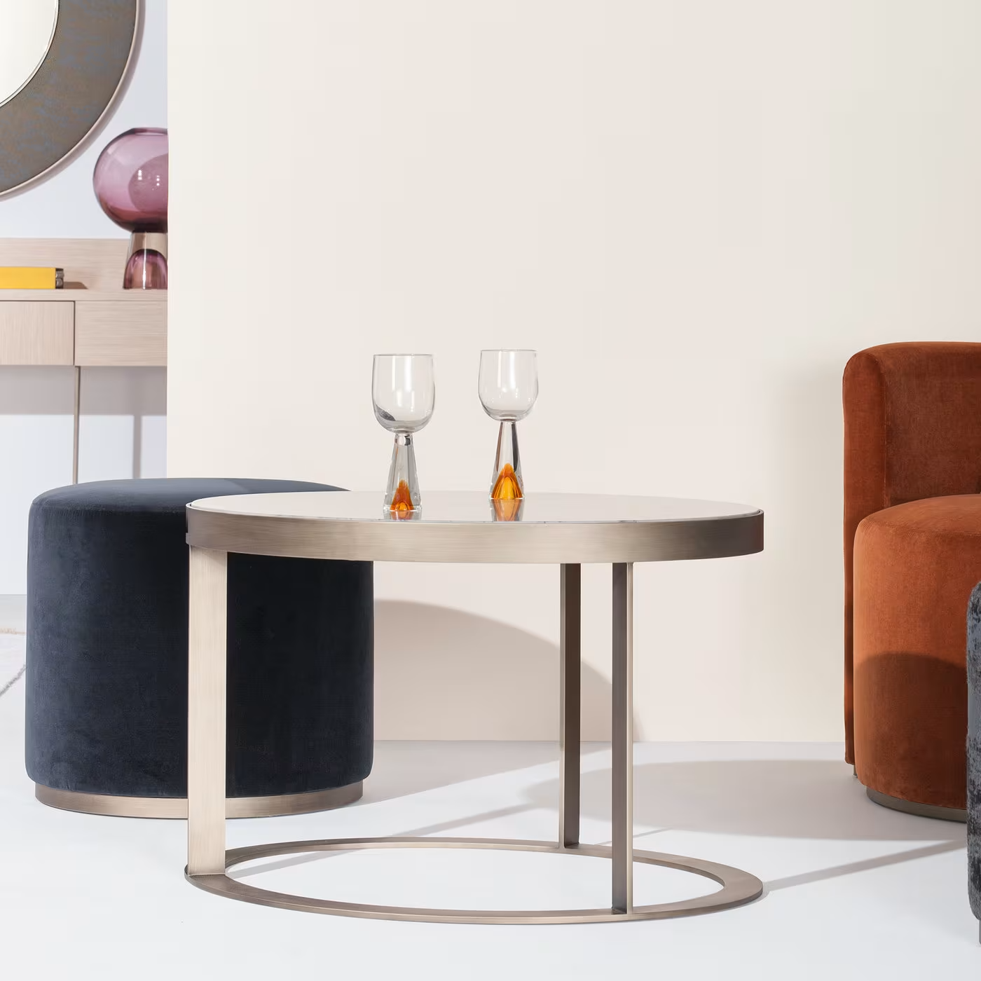 Ciro tondo abyss pouf