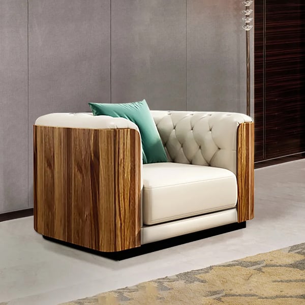 Elysees 3 Piece Leather Sofa Set