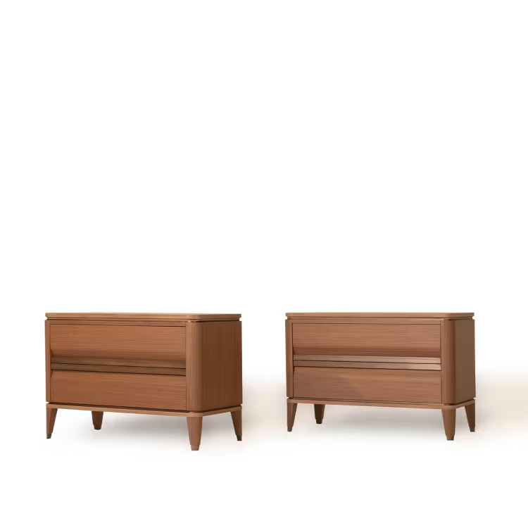 Ercolino night stand extra large with rosewood finish