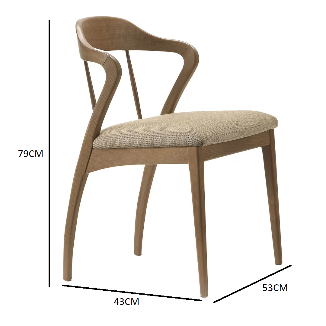 Faro walnut chair