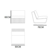 Infinity Modern Accent Chair Premium Finish