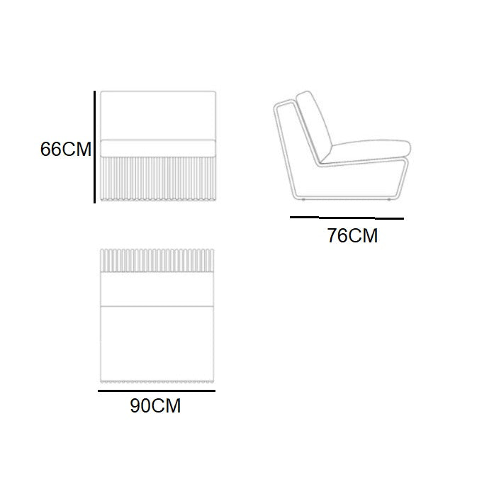 Infinity Modern Accent Chair Premium Finish