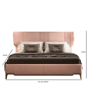 Gattopardo pink double bed