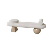 Sleek White Bench Design