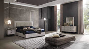 Luxury Metallic Modern Bedroom Set