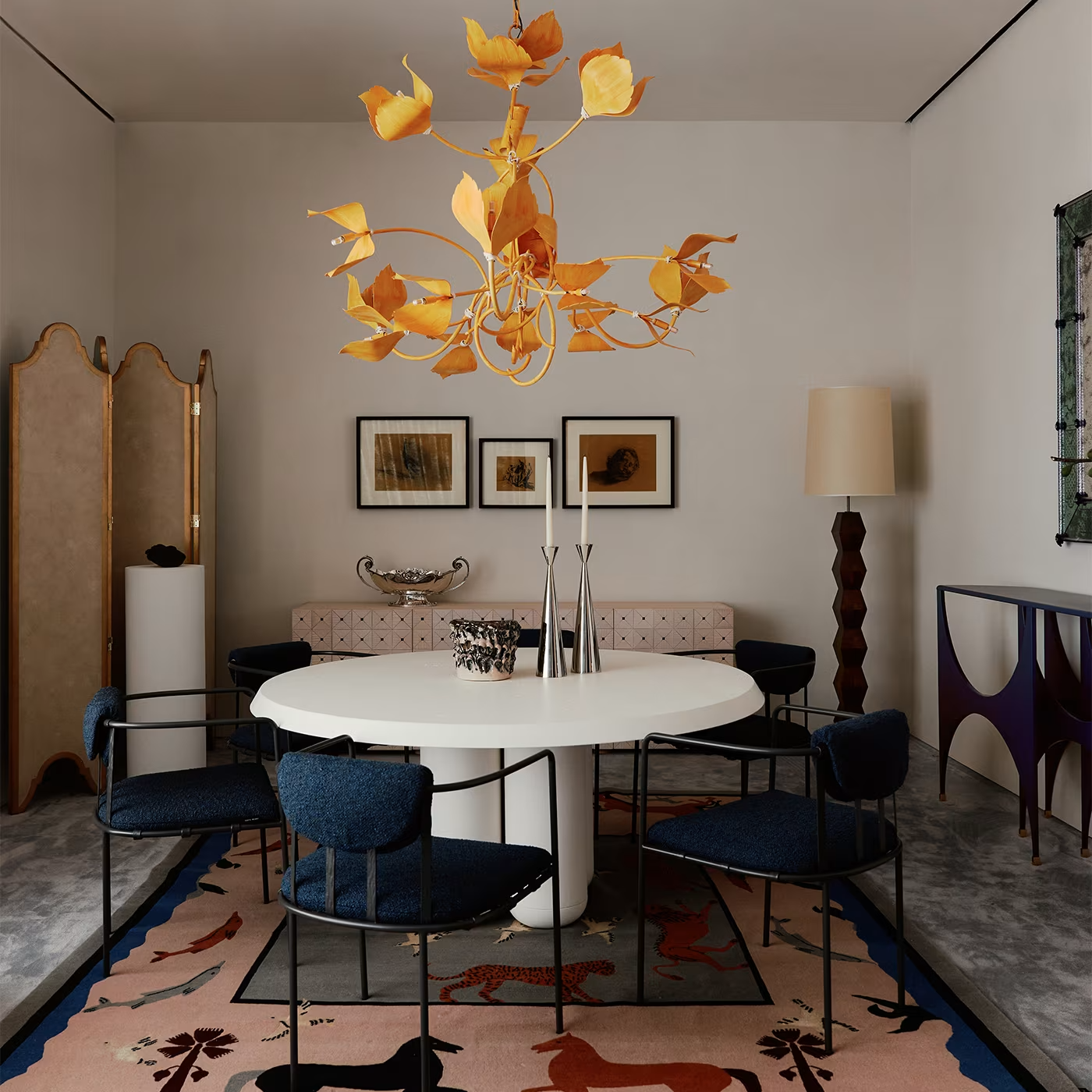 Butterfly blue console