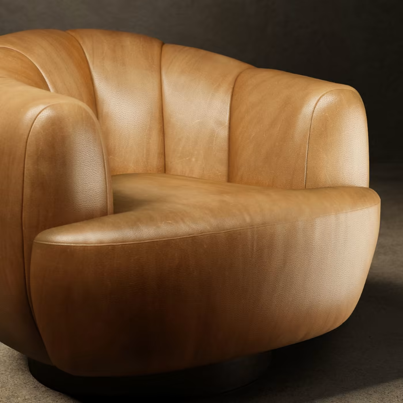 Ornella leather armchair