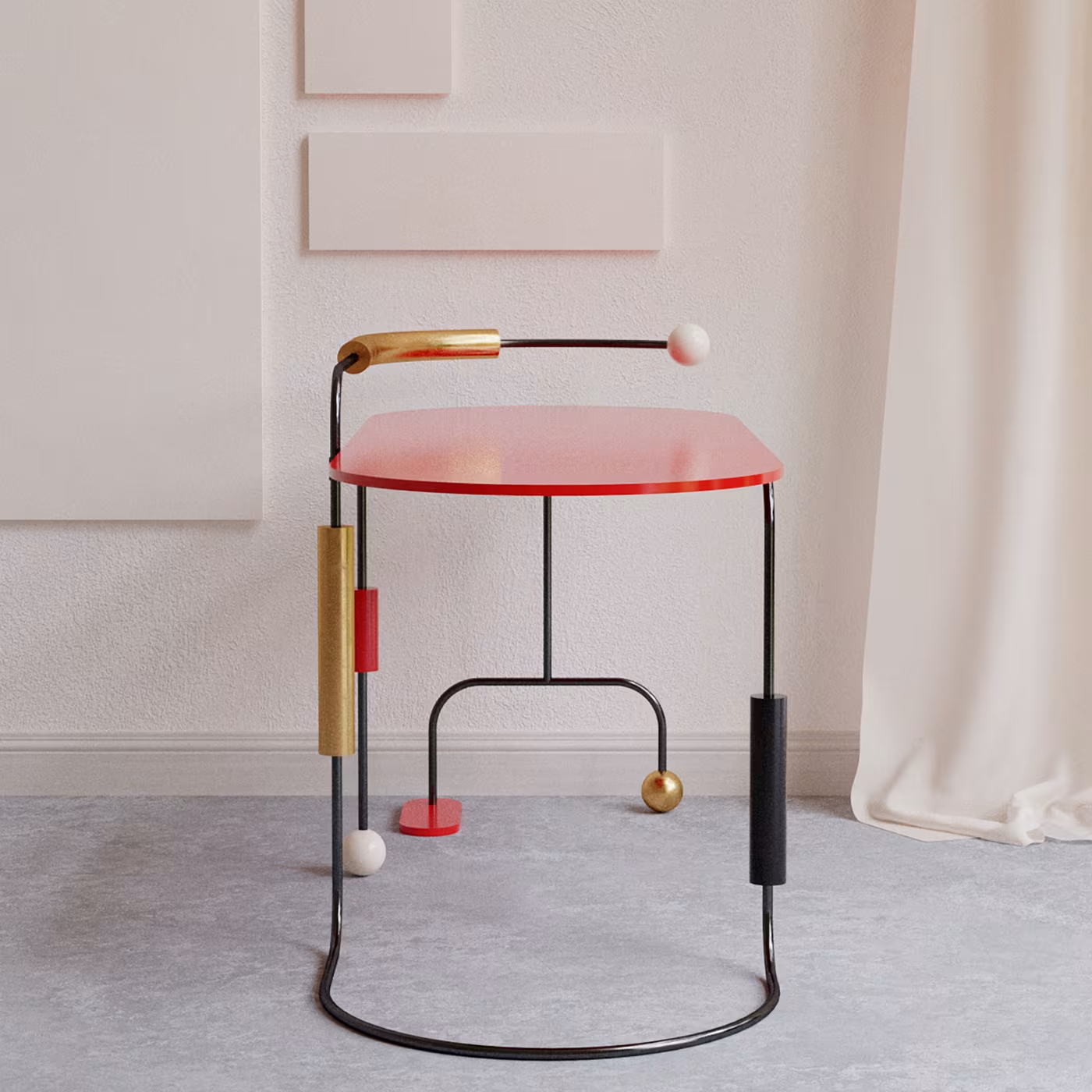 Morse polychrome desk
