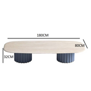Rectangular coffee table