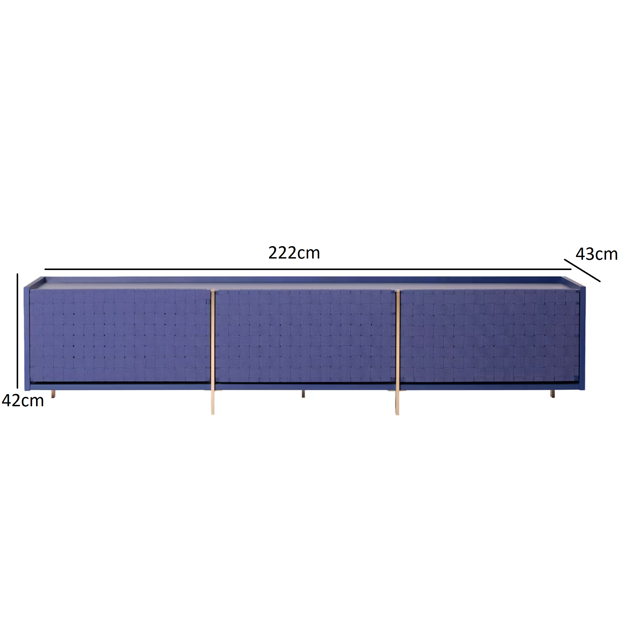 Milla blue sideboard