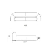 Noir Forme Bed