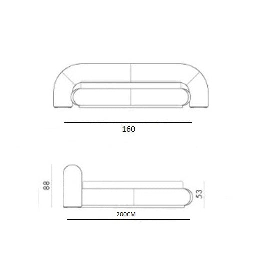 Noir Forme Bed