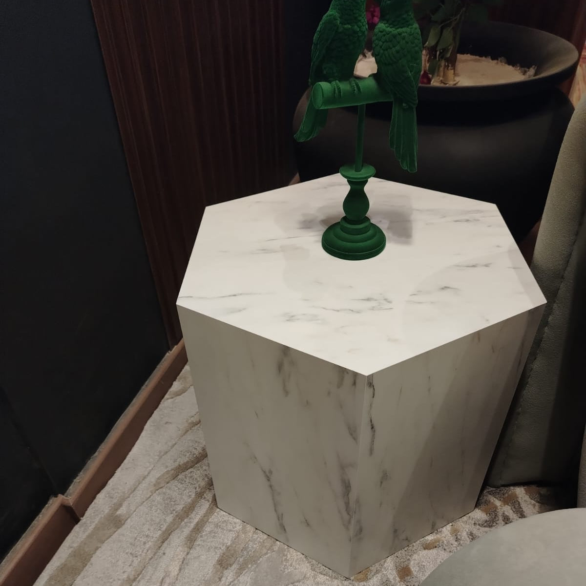 distinctive marble table
