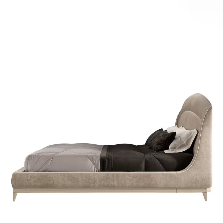 Victor ivory bed